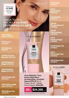 Vista previa Catálogo AVON Campaña 4/2026 válido desde el 01.04.2026 | Página: 38 | Productos: Mate, Maquillaje, Serum
