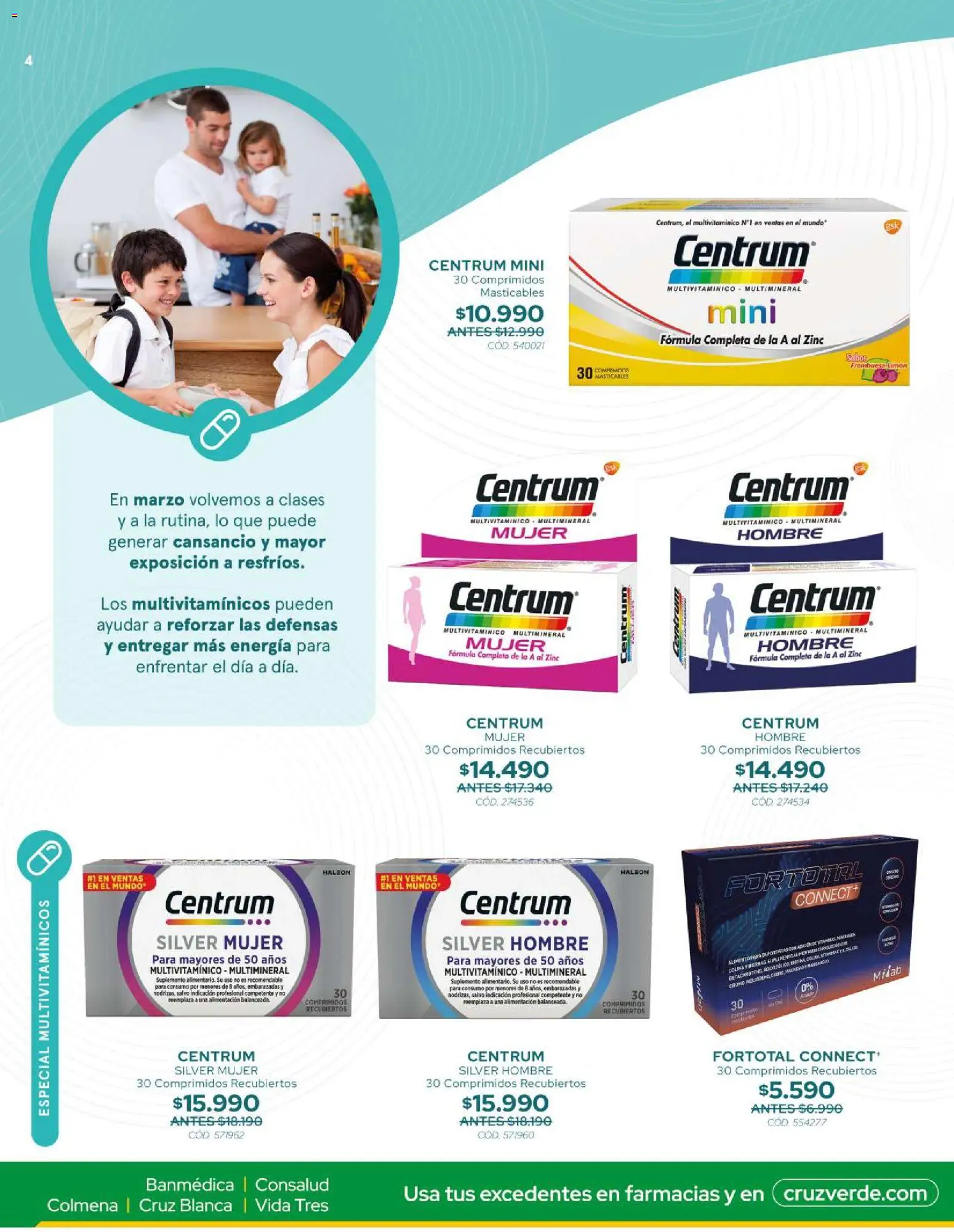 Cruz Verde - Ahorro Marzo │ válido desde el 01.03.2026 | Página: 4