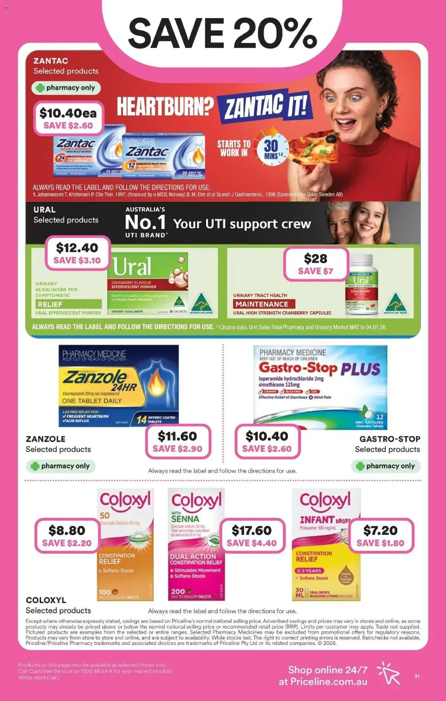 Priceline Pharmacy catalogue - valid from 23.04.2026 | Page: 31 | Products: Powder, Chocolate, Tablet, Tablets