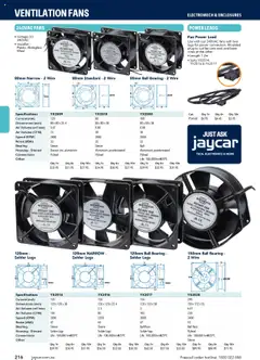 Preview of Jaycar Engineering & Scientific Catalogue 2025/2026  - valid from 09.07.2025 | Page: 216 | Products: Suit, Fan