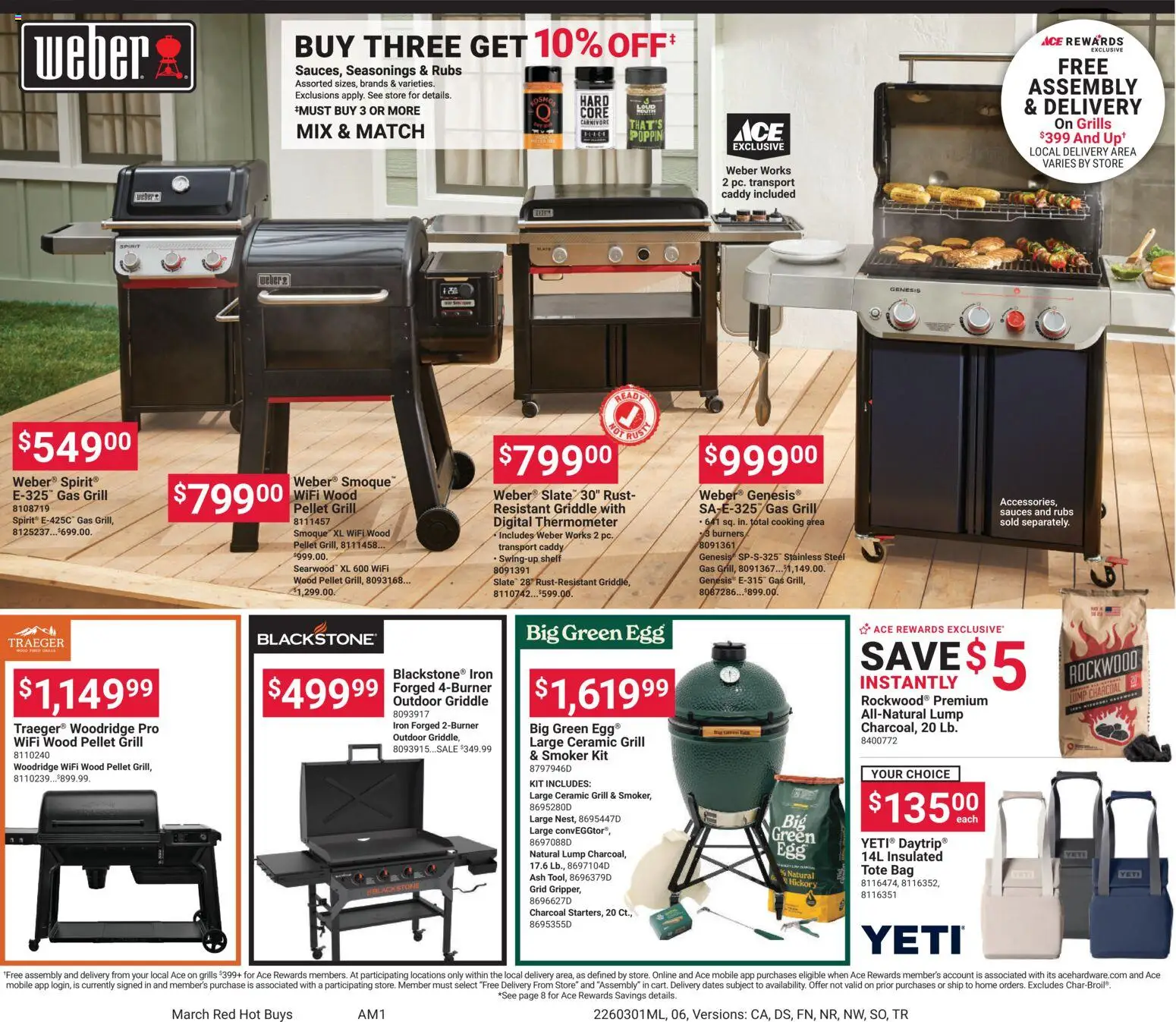 ACE Hardware Weekly Ad - valid from 01.03.2026 | Page: 6 | Products: Shelf, Griddle, Grill, Iron