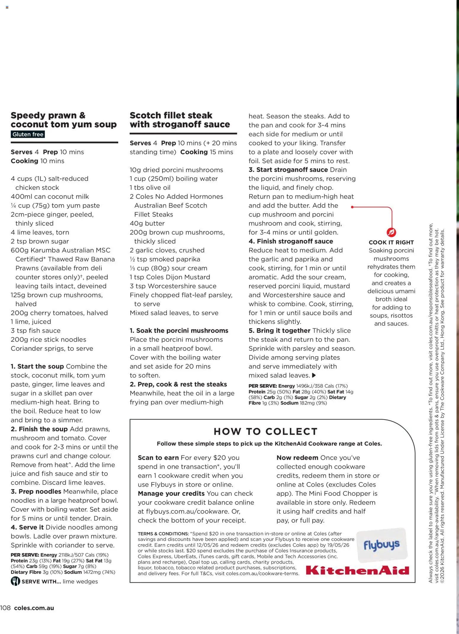 Coles catalogue - valid from 05.03.2026 | Page: 108 | Products: Mustard, Cookware, Opal, Salad