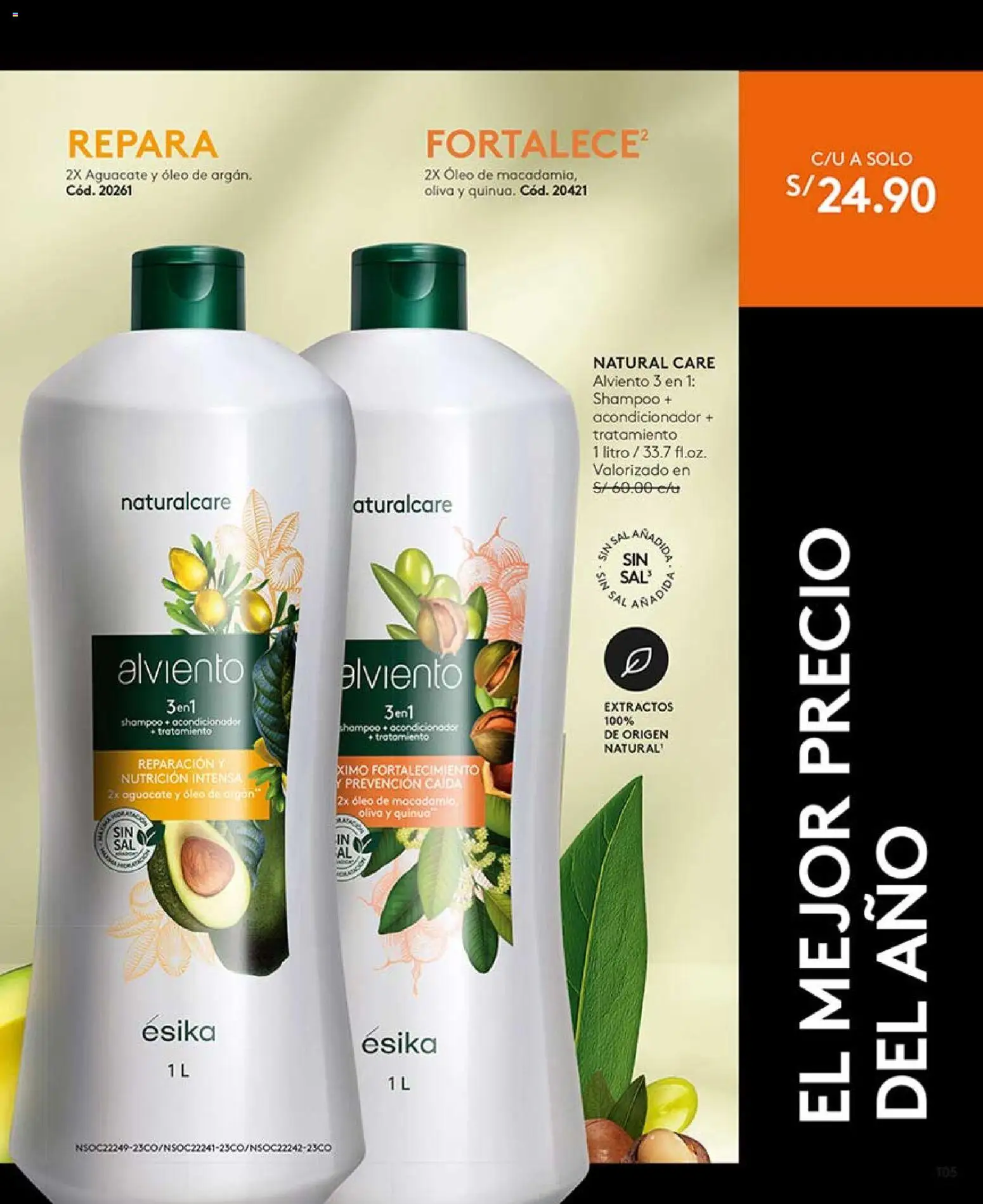 Catálogo Ésika válido desde 14.03.2026 | Página: 105 | Productos: Shampoo, Acondicionador