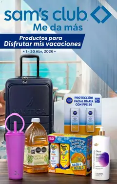 Vista previa de Sam's Club catálogo, nuevo folleto de la tienda, válido en México a partir del 01.04.2026