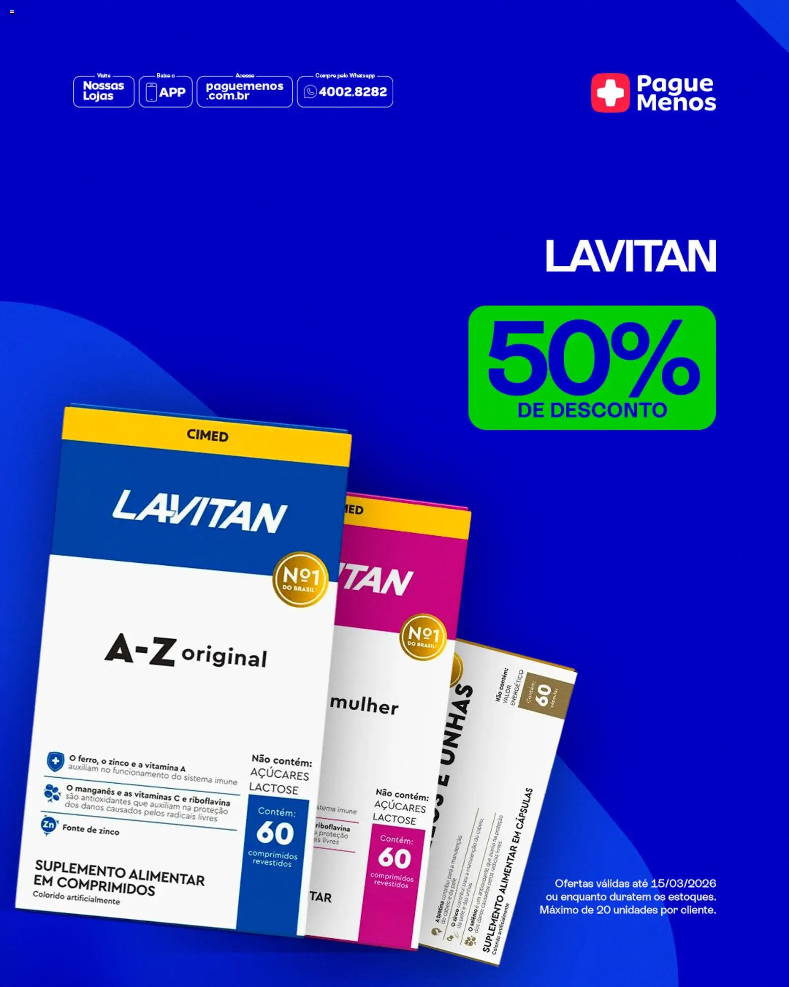 Pague Menos Folheto - válido de 09.03.2026 | Página: 3 | Produtos: Energético