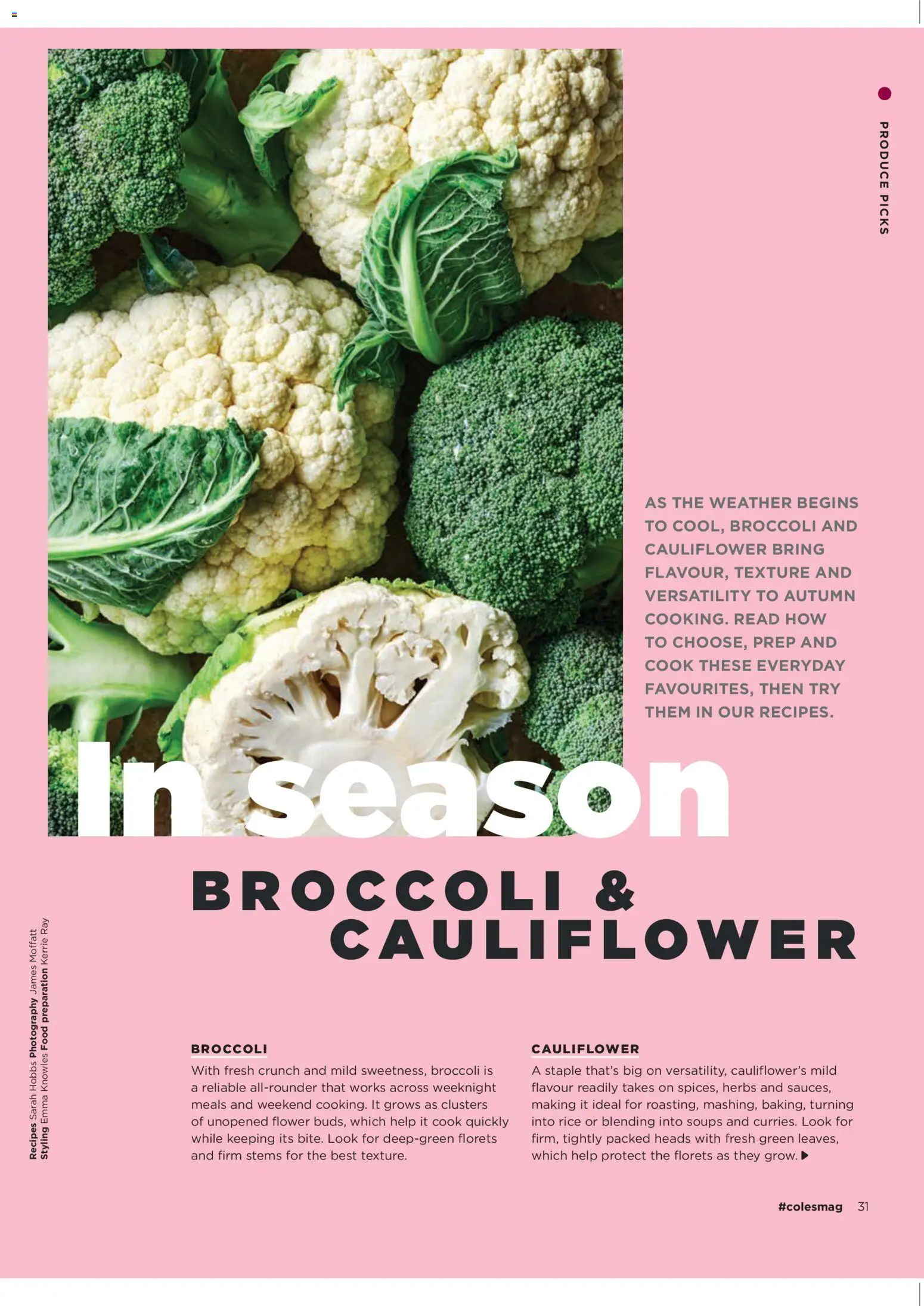 Coles catalogue - valid from 05.03.2026 | Page: 31 | Products: Rice, Cauliflower