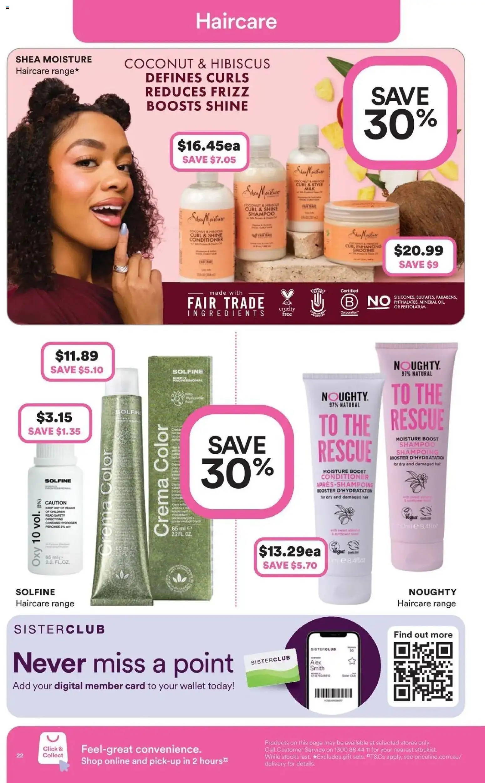 Priceline Pharmacy catalogue - valid from 23.04.2026 | Page: 22 | Products: Shampoo, Conditioner, Wallet, Digital