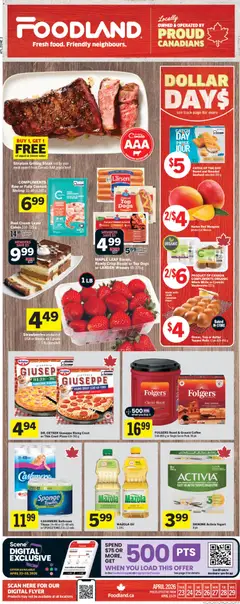 Preview of Foodland weekly flyer / circulaire from shop Foodland valid from 23.04.2026