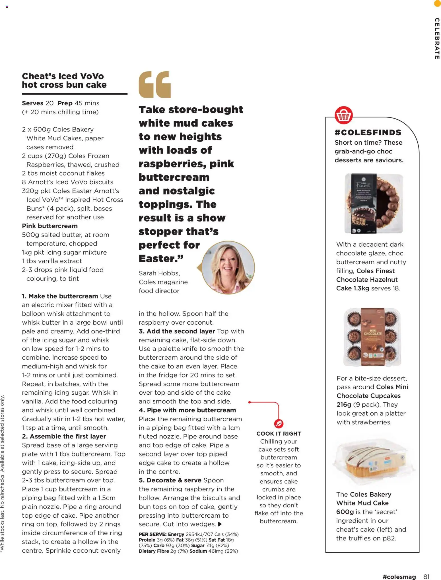 Coles catalogue - valid from 05.03.2026 | Page: 81 | Products: Butter, Chocolate, Fridge, Bakery