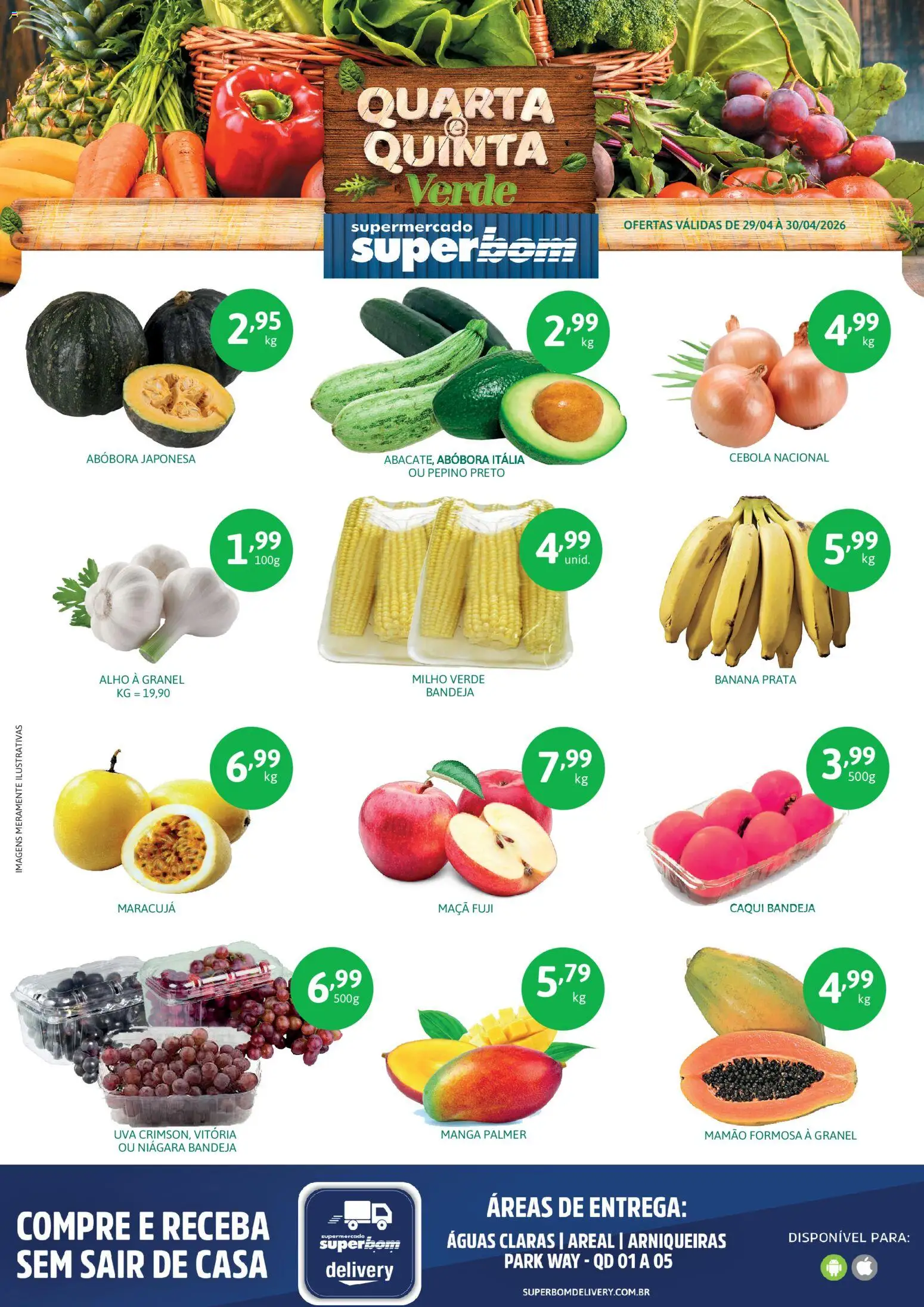 Superbom Folheto - válido de 29.04.2026 | Página: 1 | Produtos: Caqui, Maracujá, Cebola, Mamão