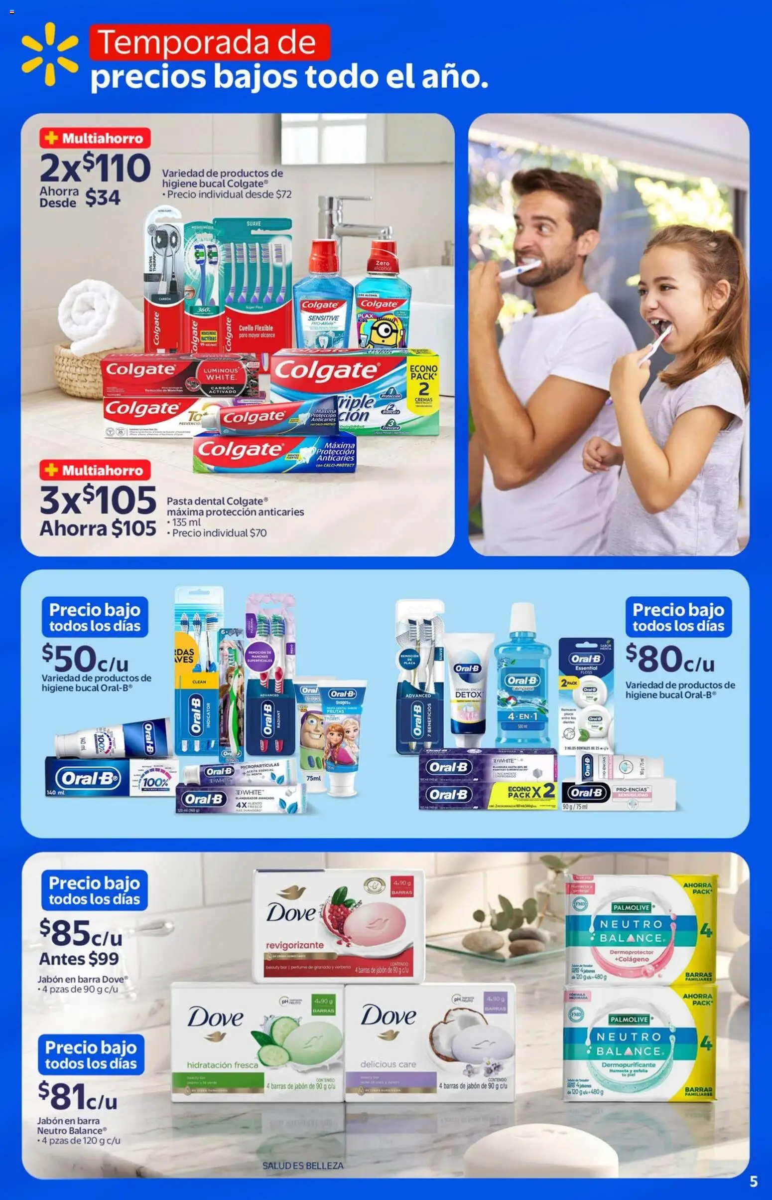 Nuevas ofertas de Walmart válidas en toda la República Mexicana desde el 29.04.2026. ¡Encuentra las mejores ofertas en Walmart folleto Temporada de precios bajos todo el año! | Página: 5