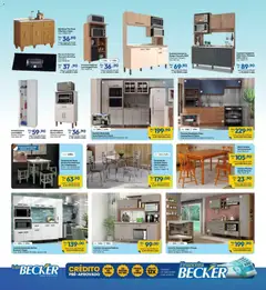Lojas Becker ofertas Abril  - Pré-Visualização do folheto da loja Lojas Becker, válido de 01.04.2026 | Página: 12 | Produtos: Saquê, Mesa, Carne, Pia
