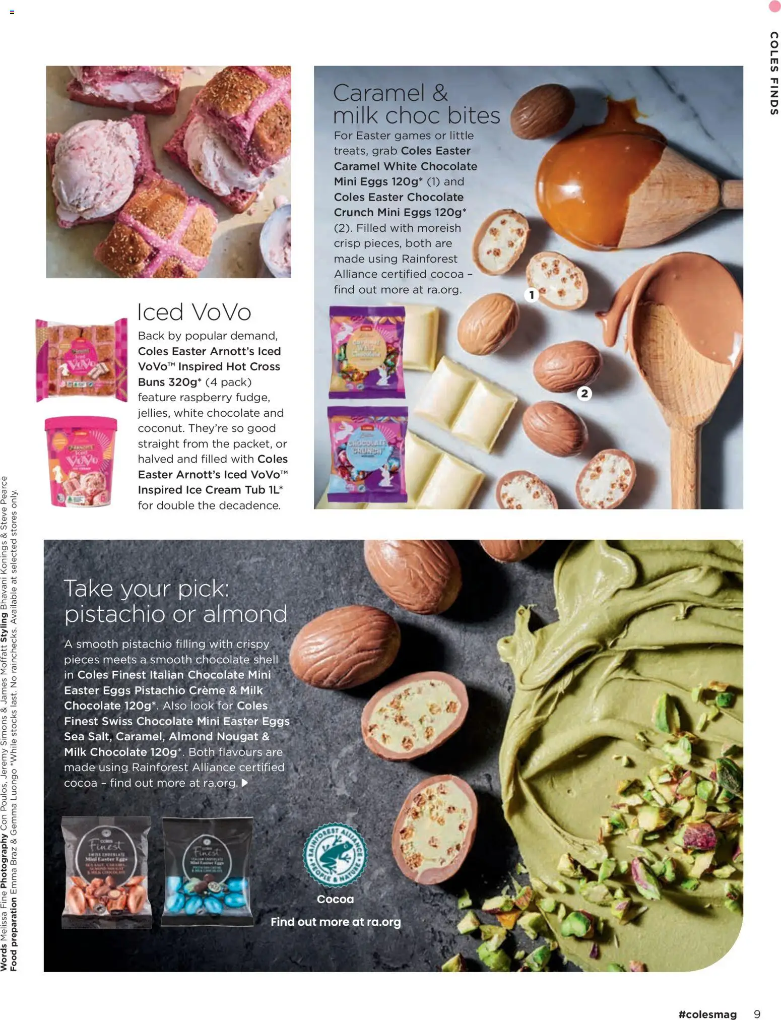 Coles catalogue - valid from 05.03.2026 | Page: 9 | Products: Milk, Eggs, Ice cream, Raspberry