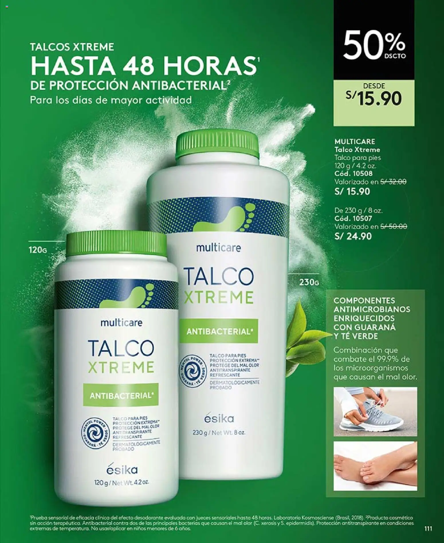 Catálogo Ésika válido desde 14.03.2026 | Página: 111 | Productos: Desodorante, Antitranspirante, Té
