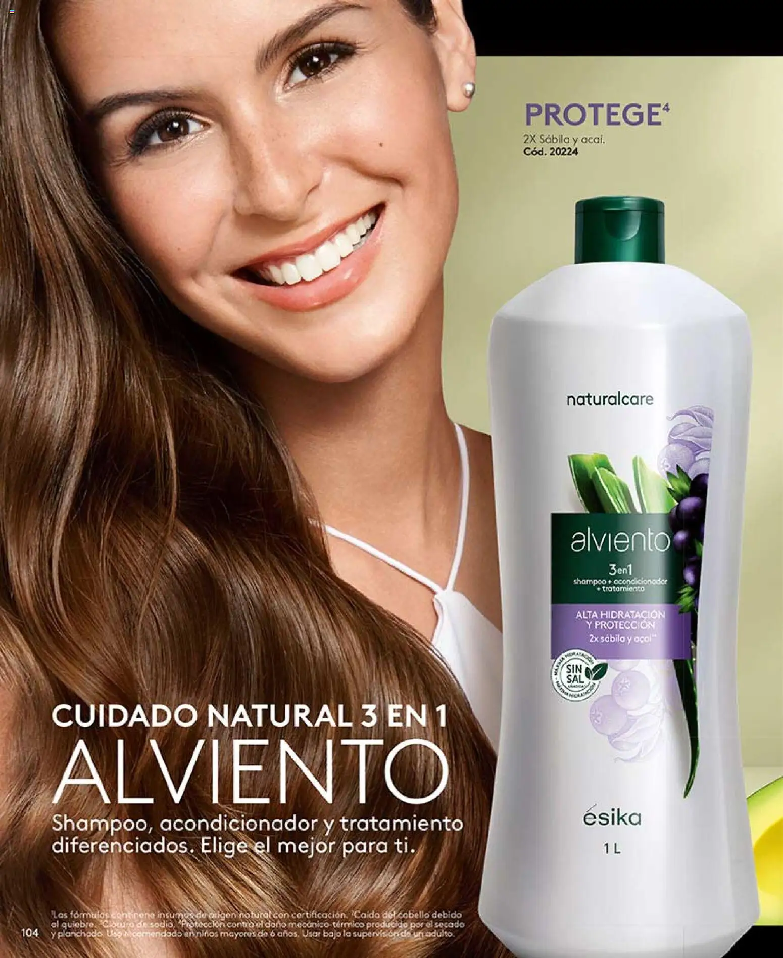 Catálogo Ésika válido desde 14.03.2026 | Página: 104 | Productos: Shampoo, Acondicionador