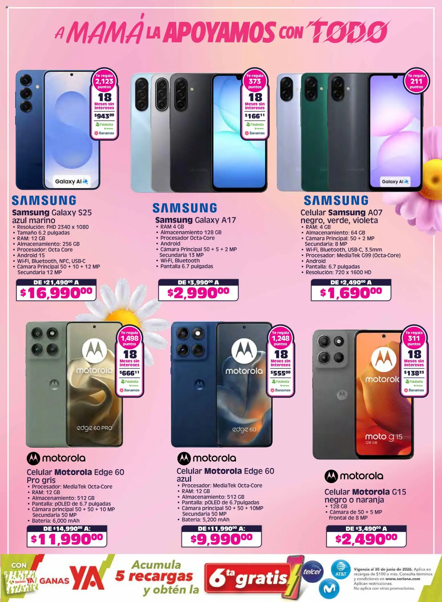 Nuevas ofertas de Soriana válidas en toda la República Mexicana desde el 30.04.2026. ¡Encuentra las mejores ofertas en Soriana A mamá la apoyamos con todo Híper Nacional! | Página: 6