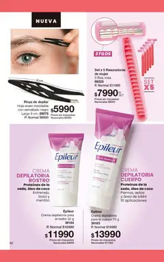 Vista previa Gigot - CAMPAÑA 07 válido desde el 01.04.2026 | Página: 94 | Productos: Bikini, Pinza de depilar, Crema depilatoria, Crema