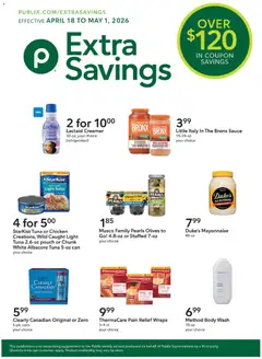 Preview of Publix weekly ads valid from 18.04.2026