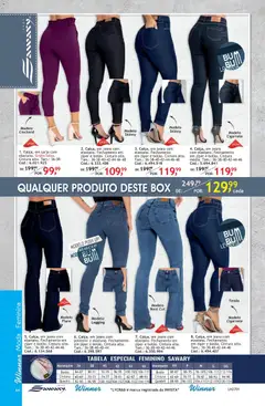 Quatro Estações - Catálogo 04-05-06 - Pré-Visualização do folheto da loja Quatro Estações, válido de 01.04.2026 | Página: 64 | Produtos: Jeans