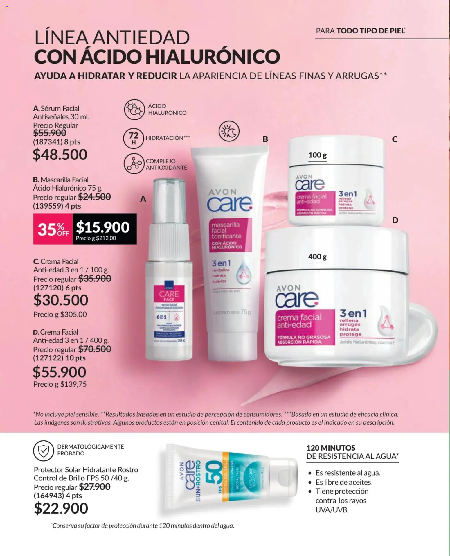 Avon revista - valida desde el 25.02.2026 | Página: 129 | Productos: Crema, Serum, Brillo, Mascarilla