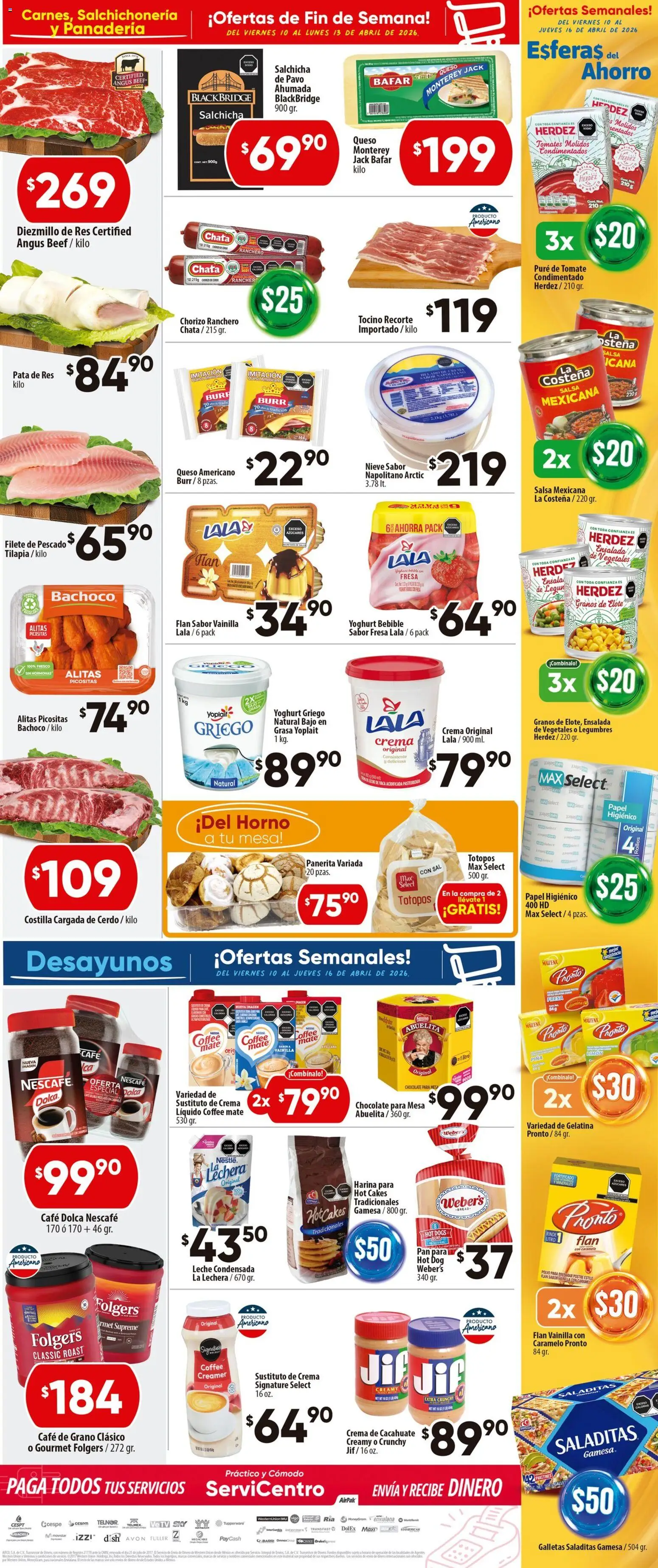 Nuevas ofertas de Calimax válidas en toda la República Mexicana desde el 10.04.2026. ¡Encuentra las mejores ofertas en Calimax folleto Tecate! | Página: 2 | Productos: Queso, Piña, Galletas, Papel higiénico