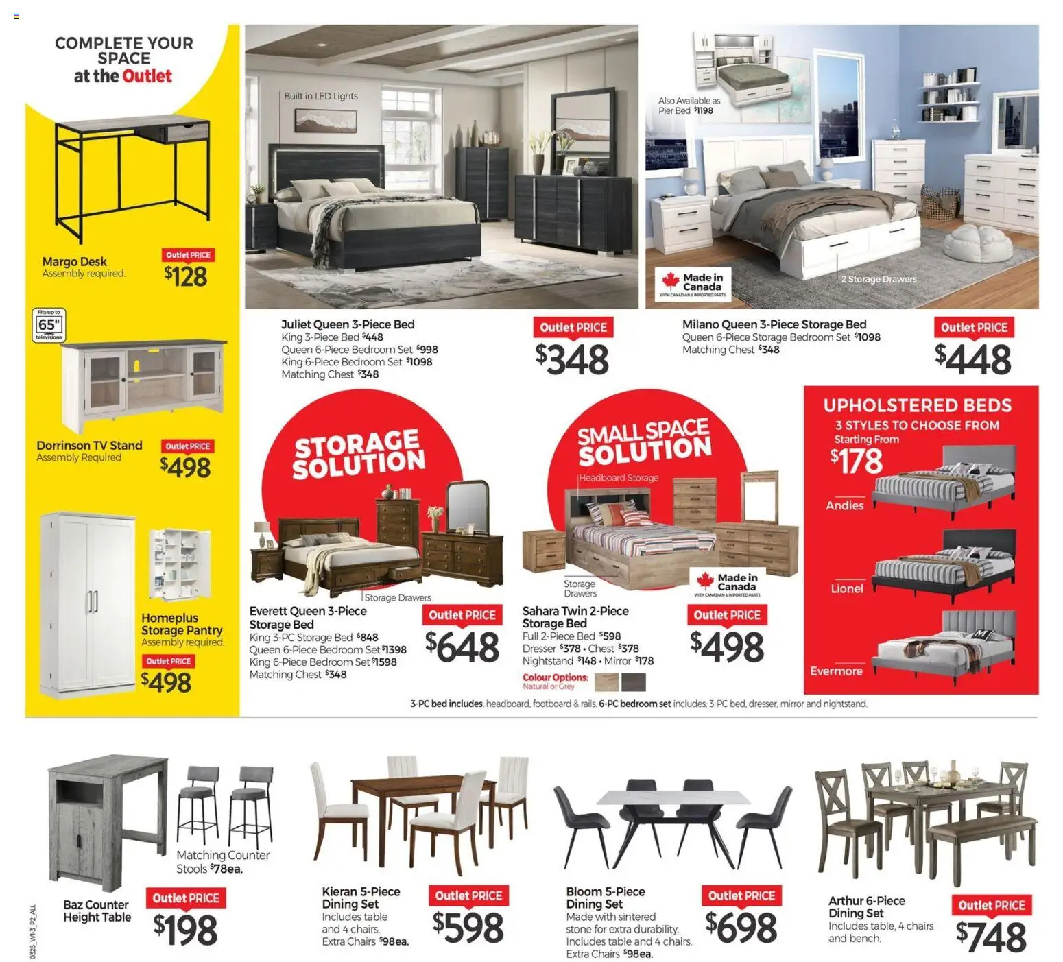 Tepperman's flyer valid from 06.03.2026 | Page: 12 | Products: Tv, Bed, Table, Mirror