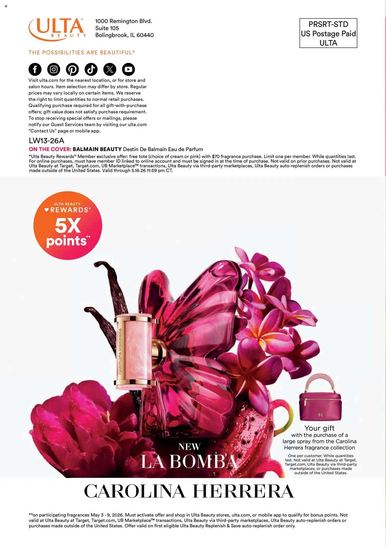 Ulta Beauty Ad - valid from 29.04.2026 | Page: 20 | Products: Fragrance, Cream