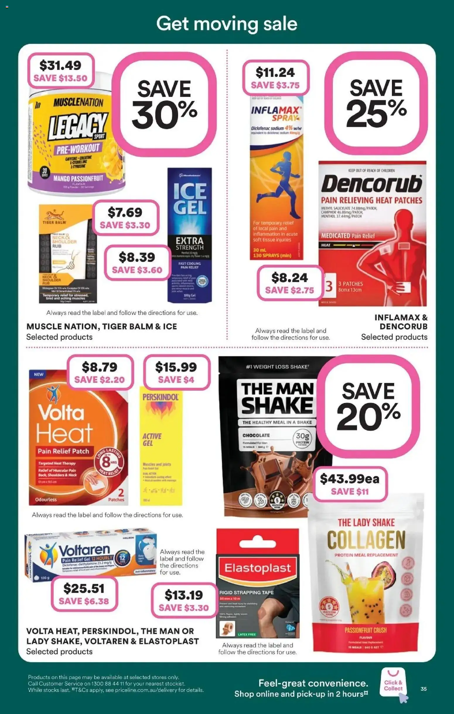 Priceline Pharmacy catalogue - valid from 23.04.2026 | Page: 35 | Products: Chocolate, Passionfruit, Mango, Pain relief