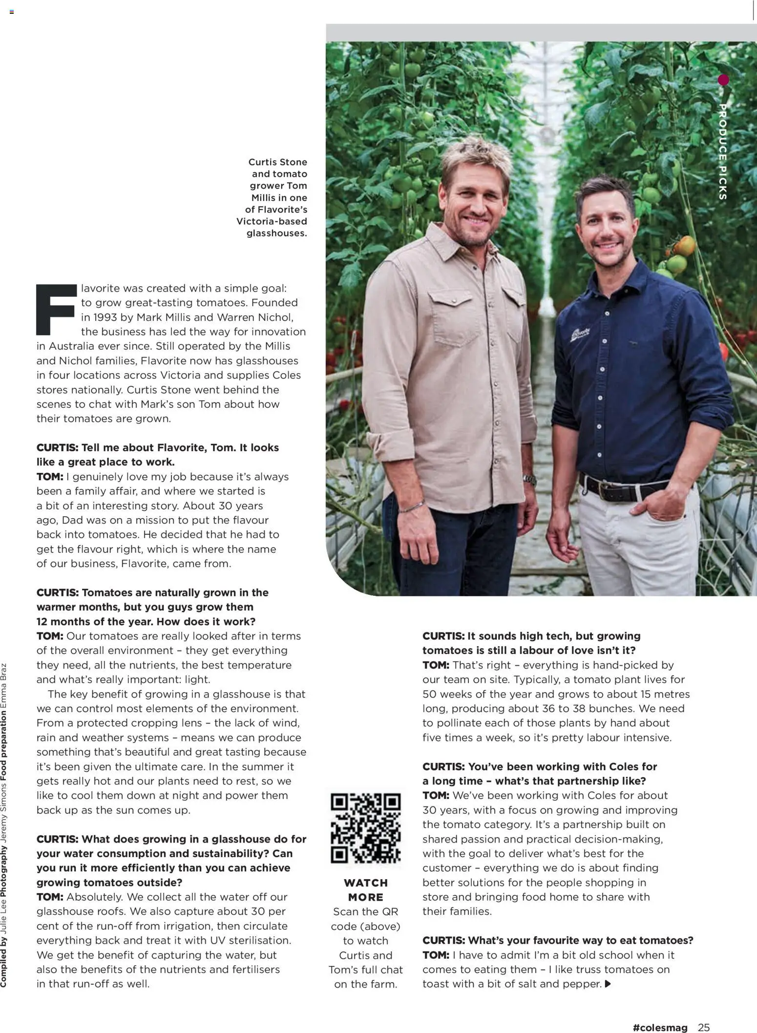 Coles catalogue - valid from 05.03.2026 | Page: 25 | Products: Tomatoes, Water, Salt, Watch