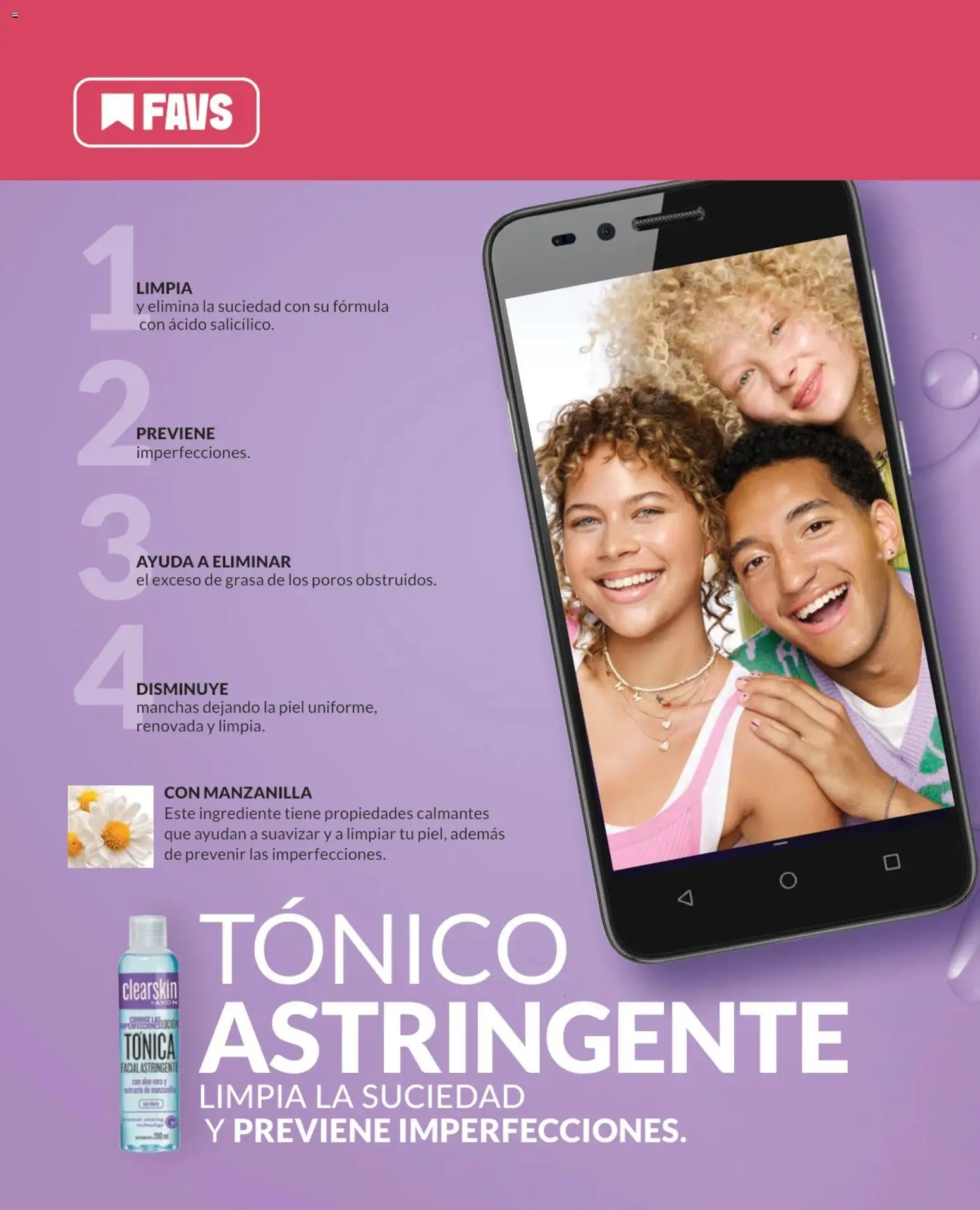 Avon revista - valida desde el 25.02.2026 | Página: 133 | Productos: Loción tonificante