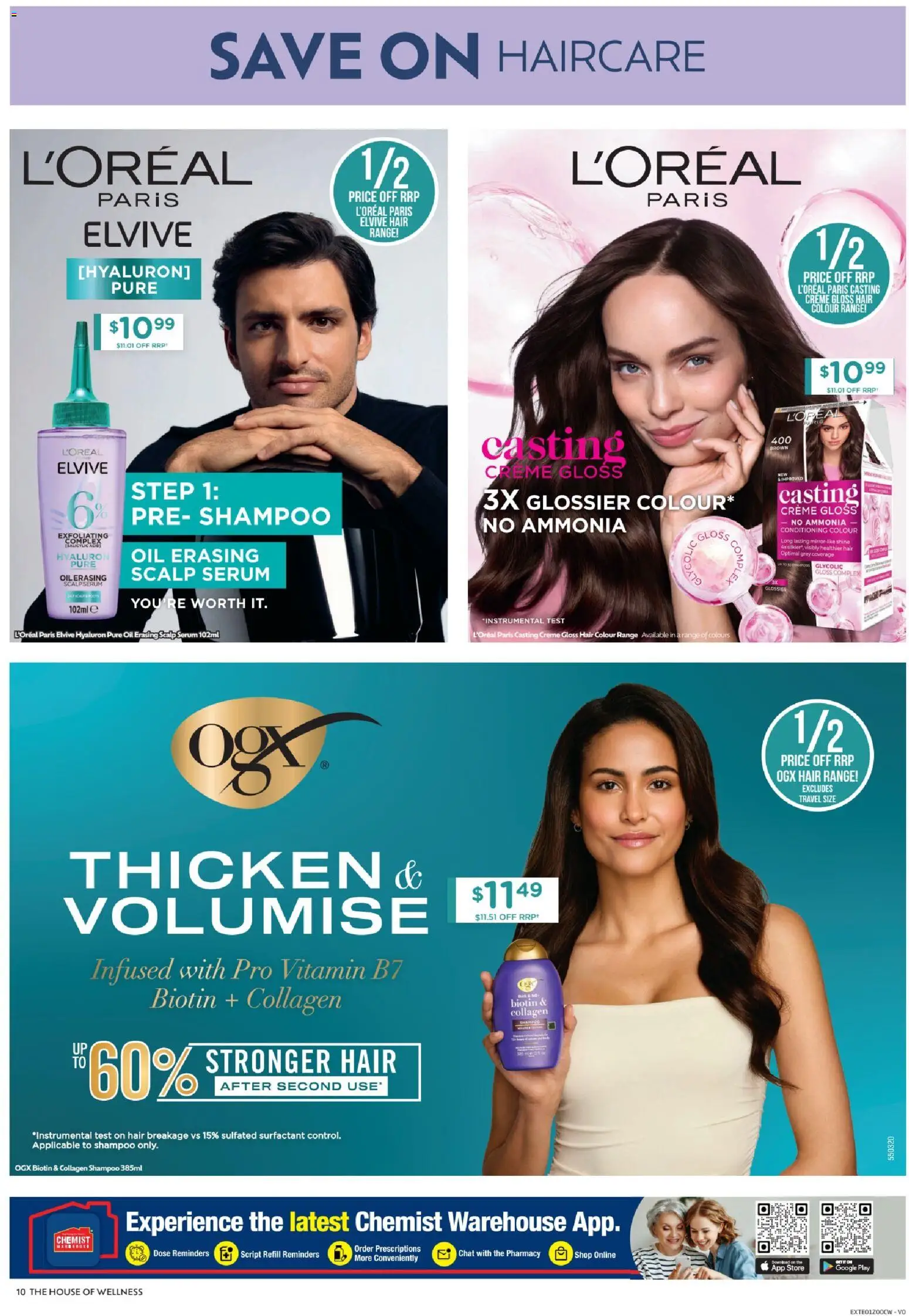 Chemist Warehouse catalogue - valid from 12.03.2026 | Page: 10 | Products: Shampoo, Oil, Collagen, Vitamin