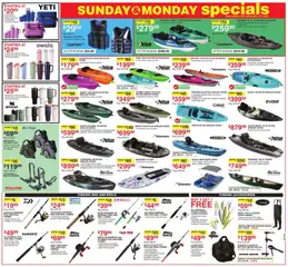 Preview of Dunham's Sports weekly ads valid from 25.04.2026 | Page: 12 | Products: Swivel, Kayak, Pads, Vest