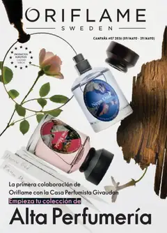 Vista previa de Oriflame campaña 7 2026, nuevo folleto de la tienda, válido en México a partir del 09.05.2026