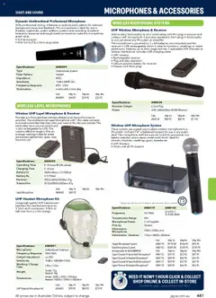 Preview of Jaycar Engineering & Scientific Catalogue 2025/2026  - valid from 09.07.2025 | Page: 441 | Products: Usb, Clips, Weight, Mixer