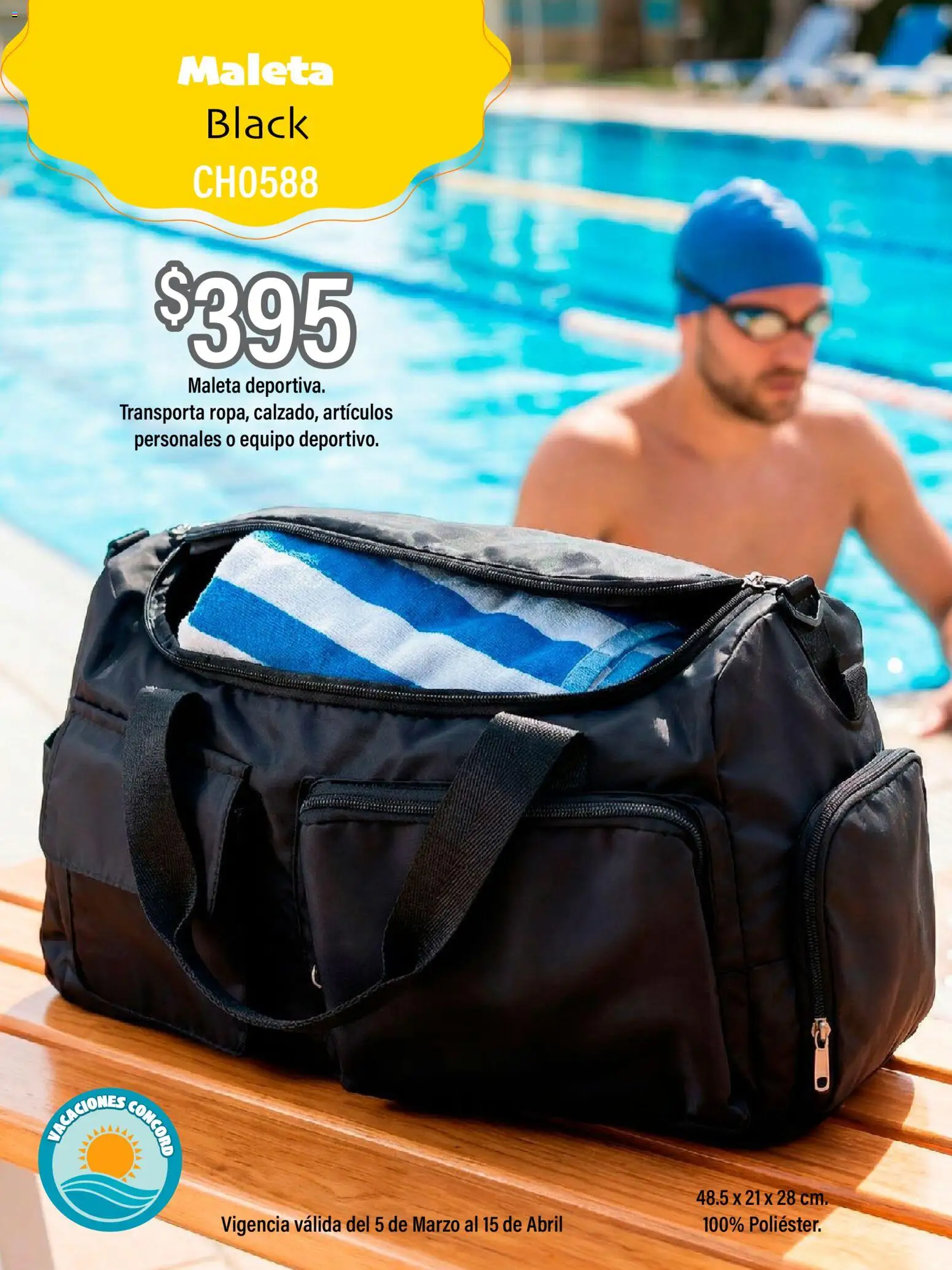 Nuevas ofertas de Colchas Concord válidas en toda la República Mexicana desde el 05.03.2026. ¡Encuentra las mejores ofertas en Colchas Concord catálogo Vacaciones! | Página: 22 | Productos: Maleta