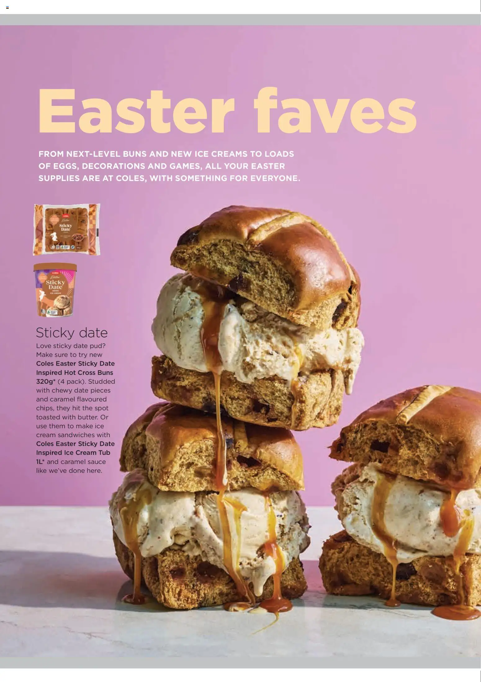 Coles catalogue - valid from 05.03.2026 | Page: 8 | Products: Cream, Ice cream, Sauce, Date