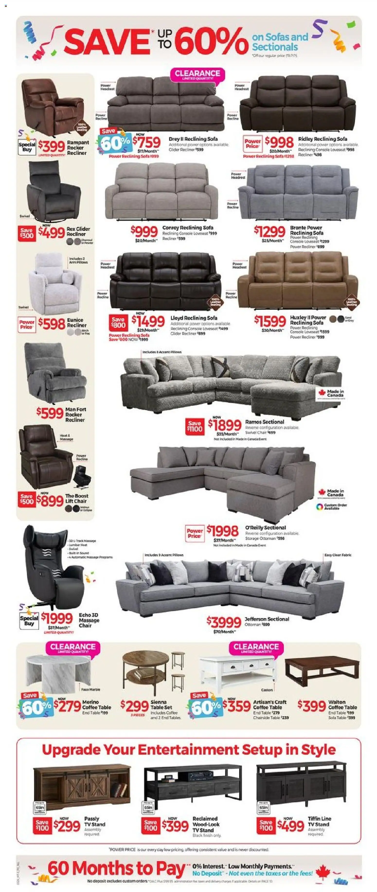 Tepperman's flyer valid from 06.03.2026 | Page: 6 | Products: Sofa, Coffee table, Table, Coffee