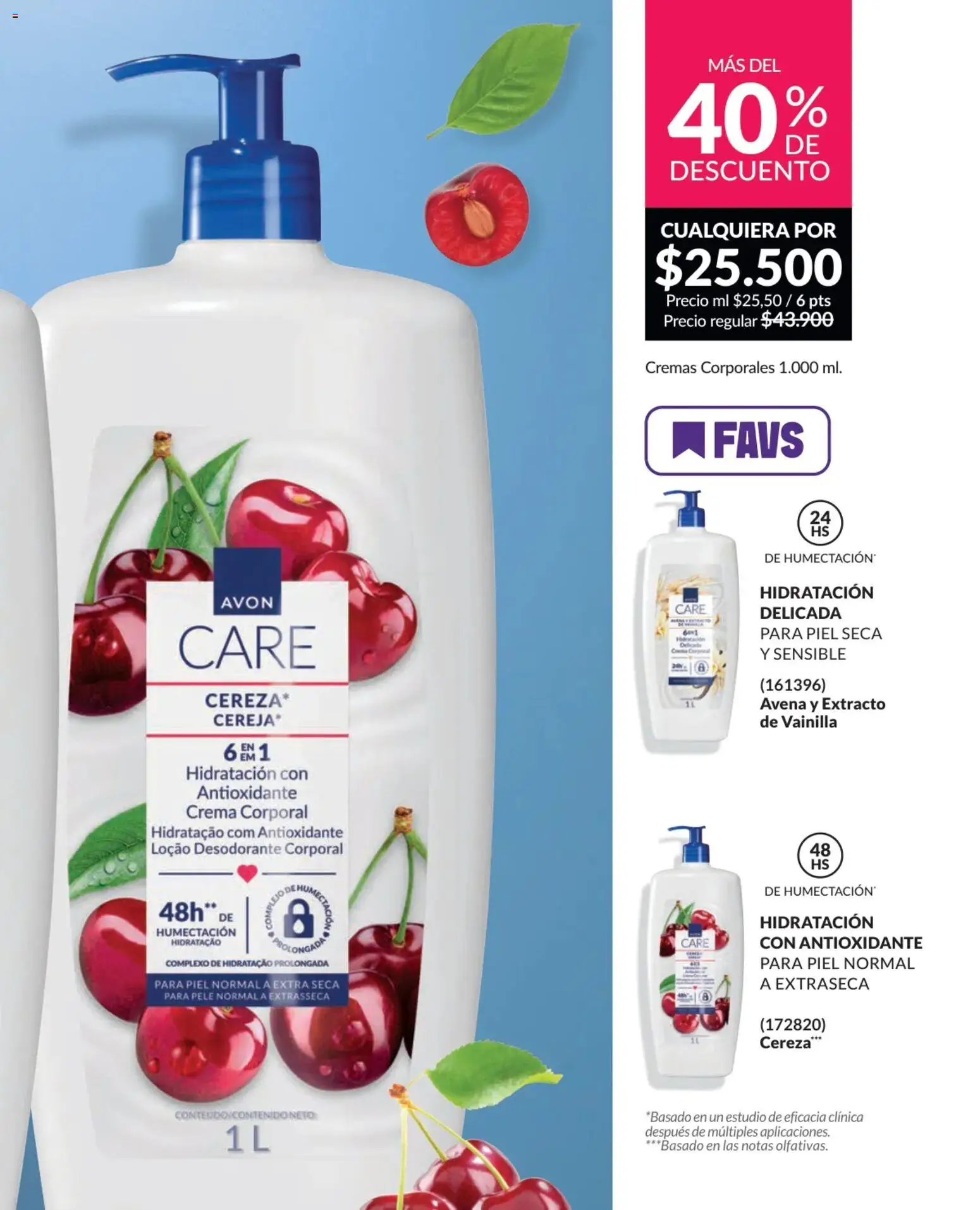 Avon revista - valida desde el 25.02.2026 | Página: 151 | Productos: Crema, Avena, Desodorante