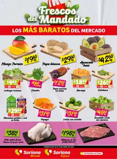 Vista previa de Soriana Frescos del Mandado Mercado: Tamaulipas, nuevo folleto de la tienda, válido en México a partir del 28.04.2026