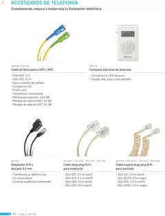 Vista previa de Steren catálogo, nuevo folleto de la tienda, válido en México a partir del 01.01.2026 | Página: 106 | Productos: Cable, Adaptador, Teléfono, Campana