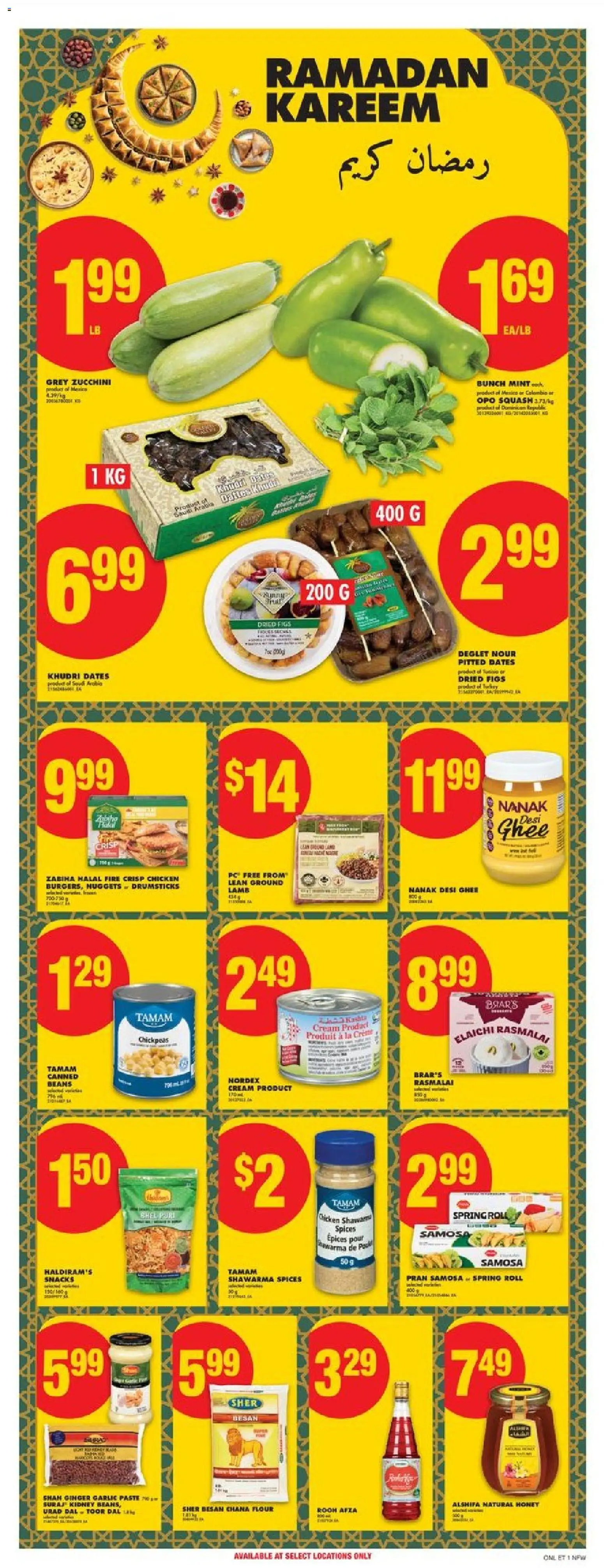 No Frills flyer valid from 05.03.2026 | Page: 14 | Products: Cream, PC, Turkey, Chicken