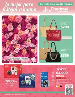 Vista previa de Chedraui folleto Lo mejor para festejar a mamá, nuevo folleto de la tienda, válido en México a partir del 27.04.2026