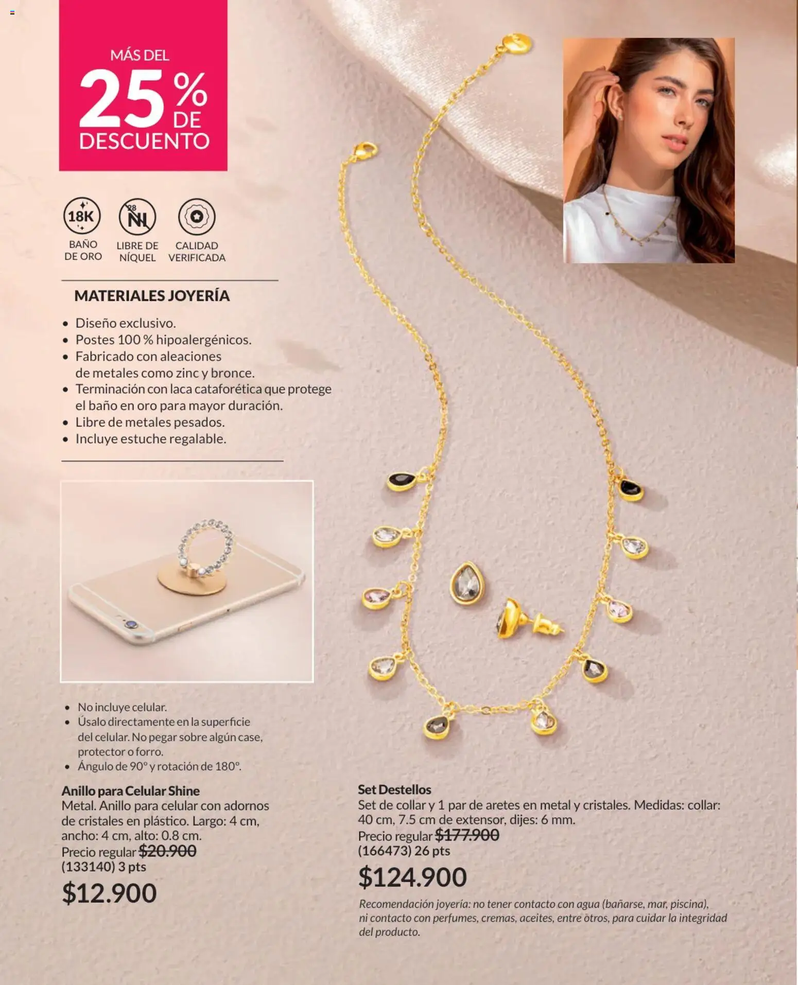 Avon revista - valida desde el 25.02.2026 | Página: 100 | Productos: Anillo, Sobre, Baño, Collar