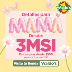 Vista previa de Waldo's catálogo, nuevo folleto de la tienda, válido en México a partir del 25.04.2026