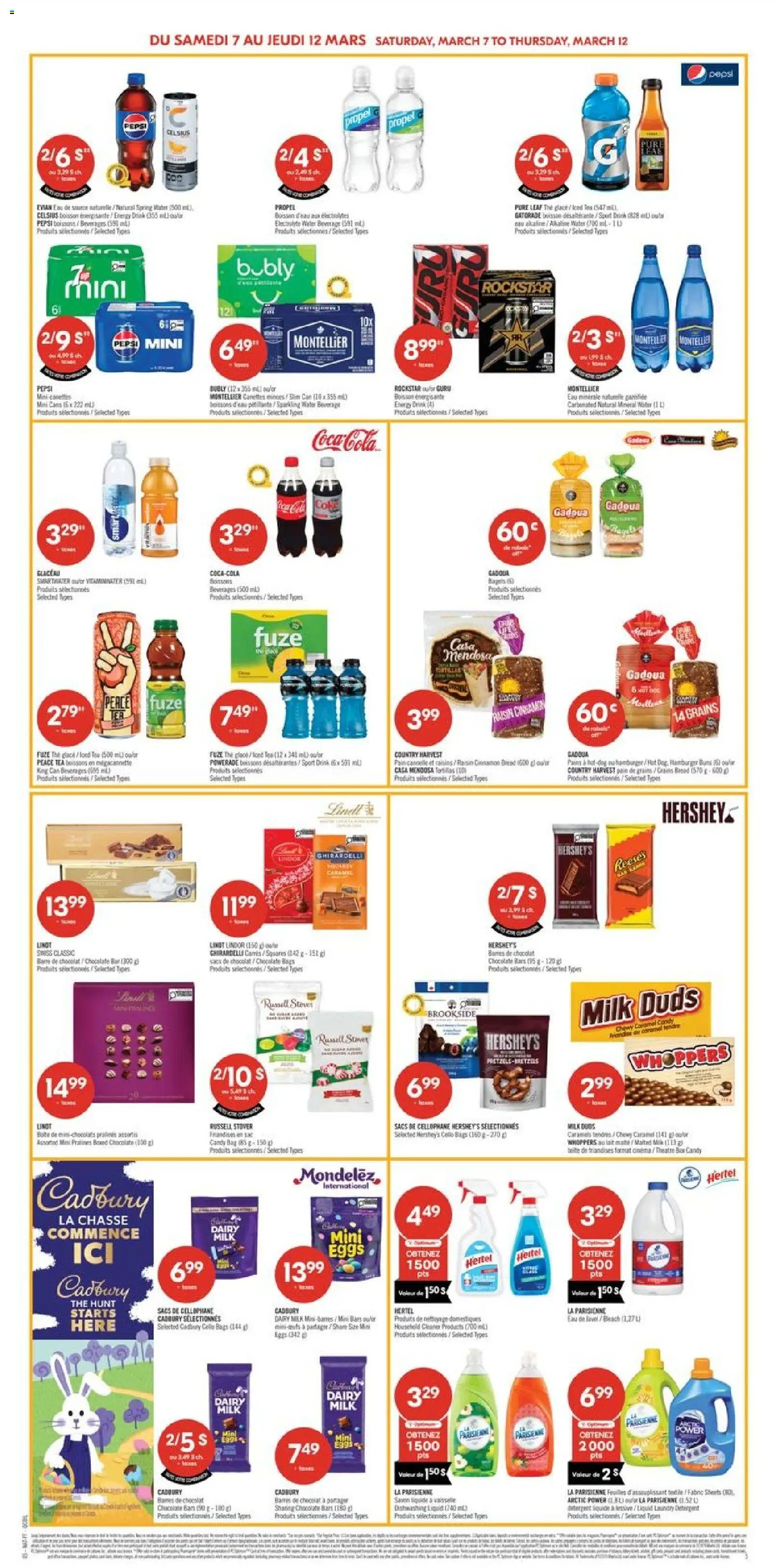 Pharmaprix flyer valid from 06.03.2026 | Page: 7 | Products: Tea, Box, Milk, Bread