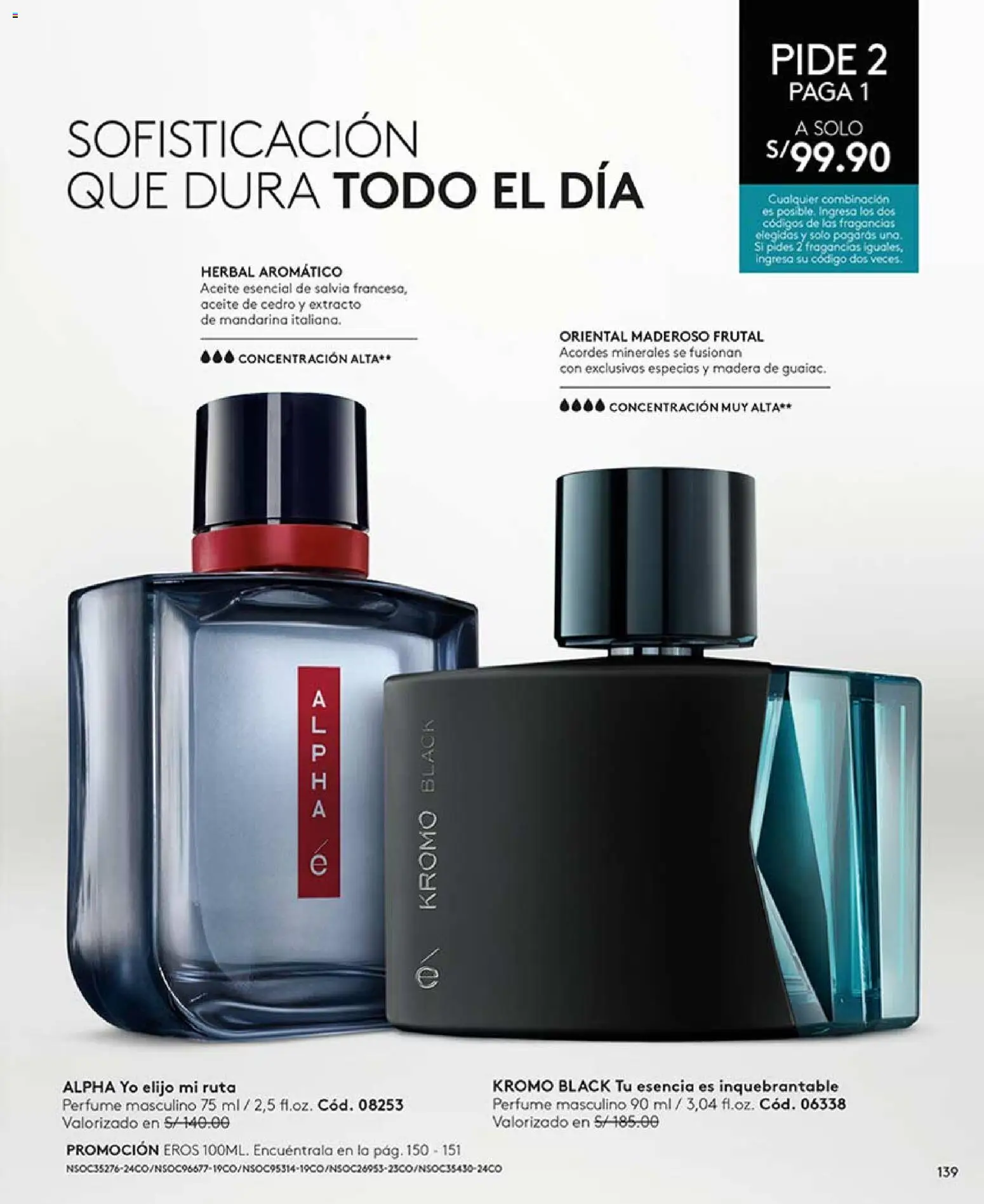 Catálogo Ésika válido desde 14.03.2026 | Página: 139 | Productos: Aceite, Perfume