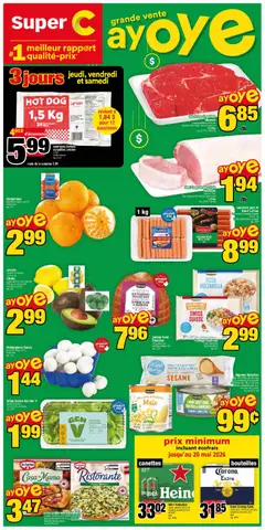 Preview of Super C weekly flyer / circulaire from shop Super C valid from 23.04.2026