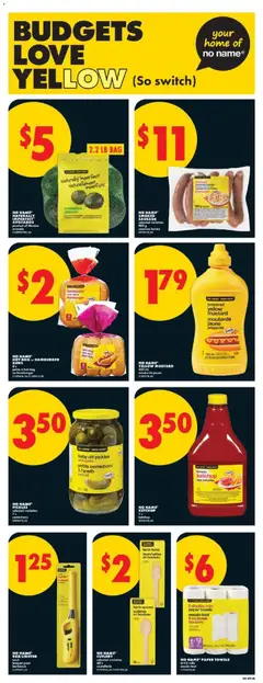 Preview of NO NAME YELLOW MUSTARD, 550 ml from shop No Frills valid from 30.04.2026 | Page: 13