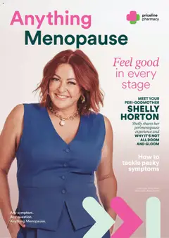 Preview of Priceline Pharmacy Anything Menopause Magazine - valid from 02.10.2025