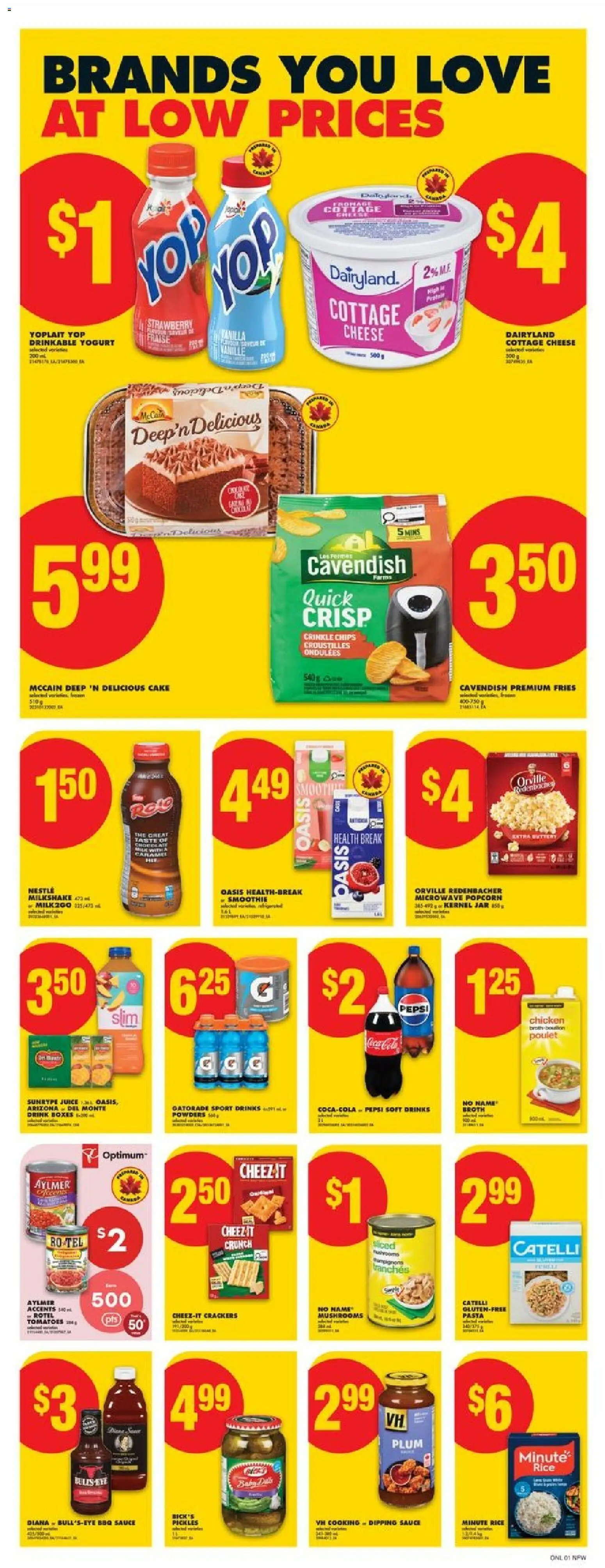 No Frills flyer valid from 05.03.2026 | Page: 7 | Products: Pasta, Yogurt, Chocolate, Tomatoes